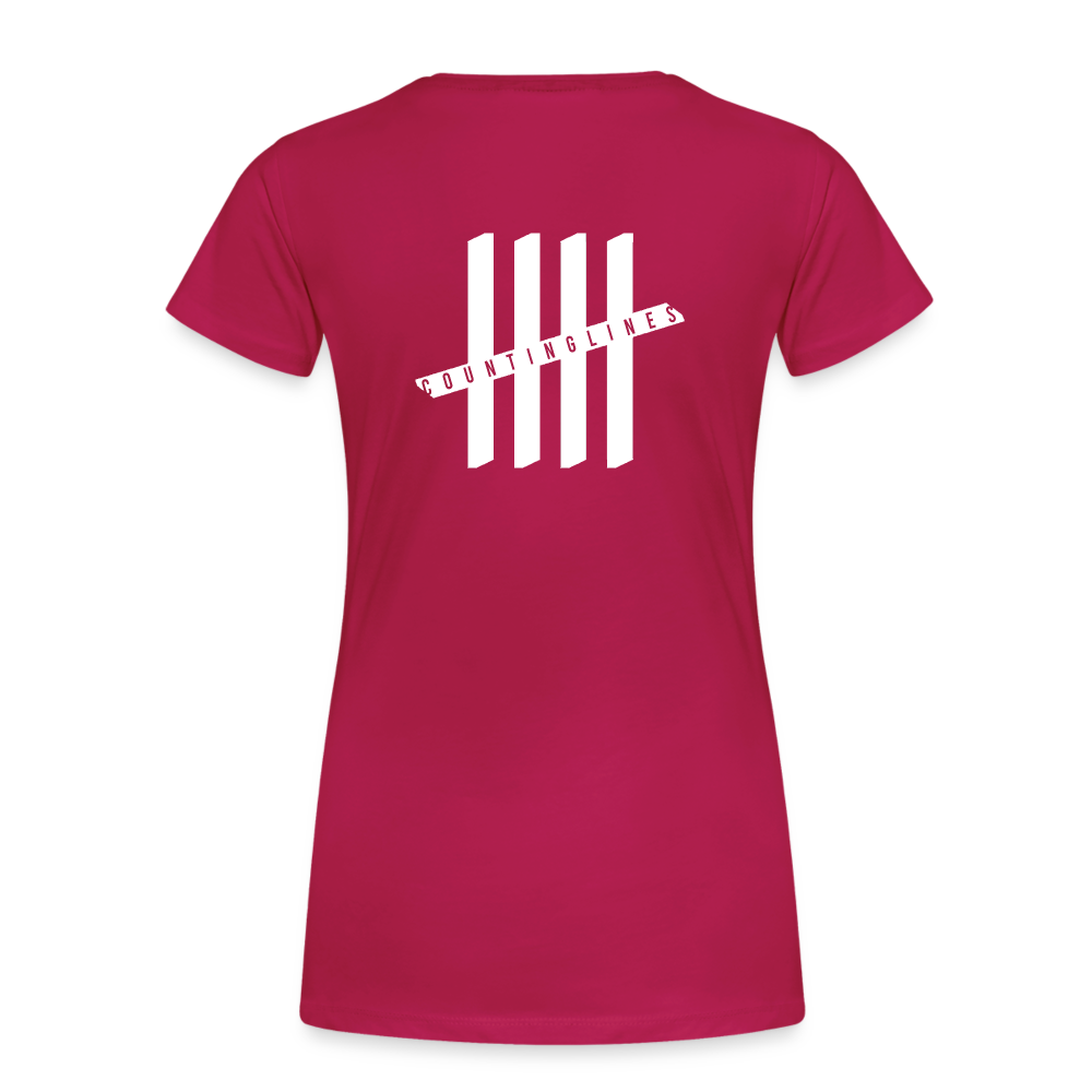 COUNTINGLINES Vertical - dark pink