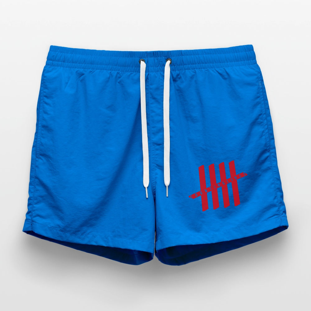 COUNTINGLINES Men Swim Trunks - cobalt blue