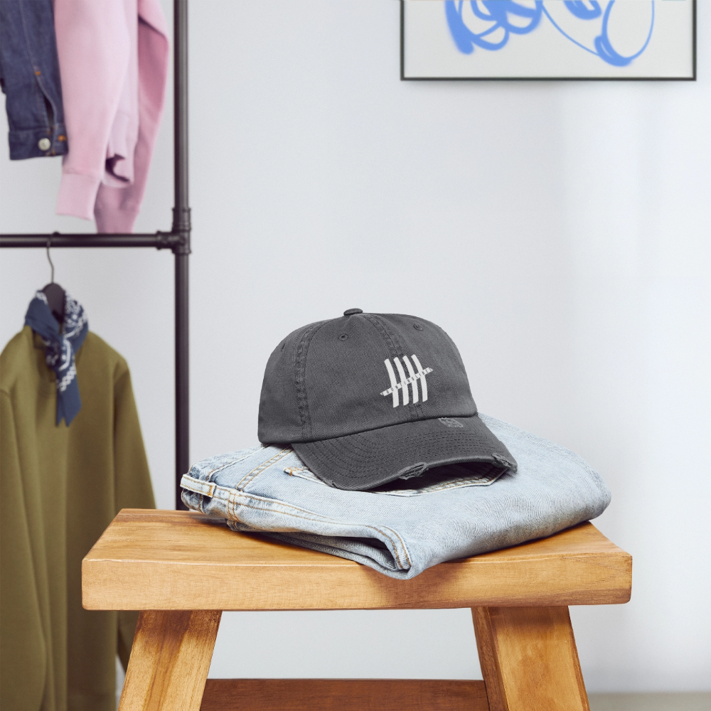 COUNTINGLINES Destroyed Cap - dark grey