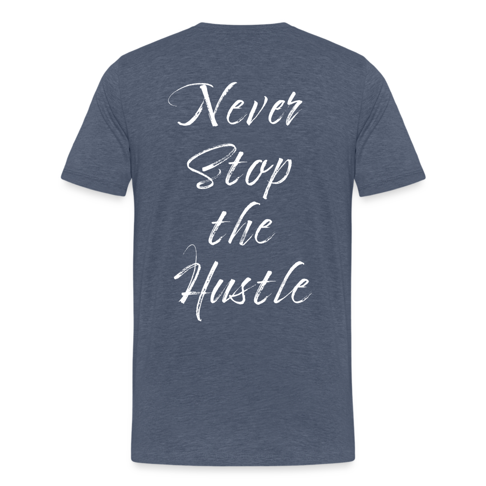 NEVER STOP I - Blau meliert