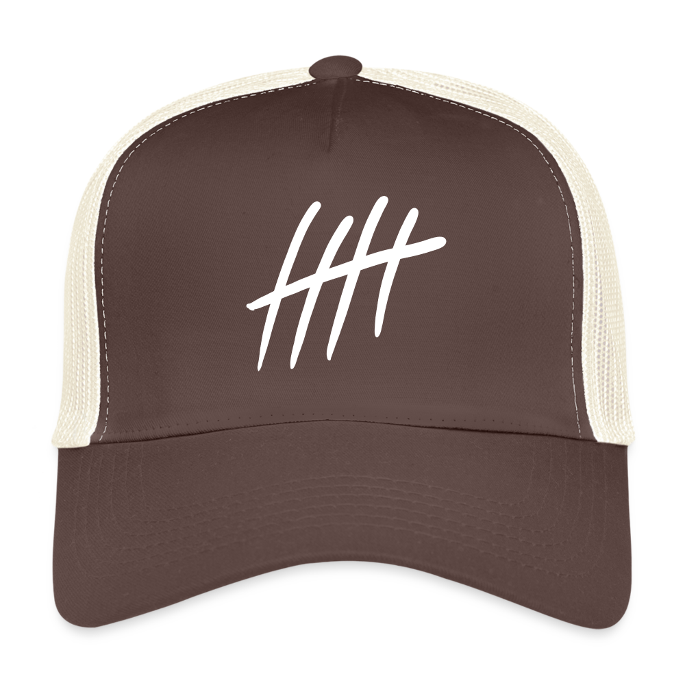 Trucker Cap - COUNTINGLINES - Braun/Beige