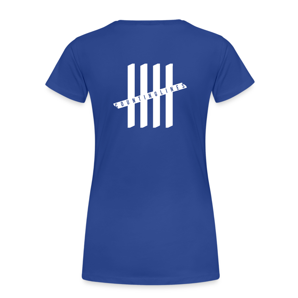 COUNTINGLINES Vertical - royal blue