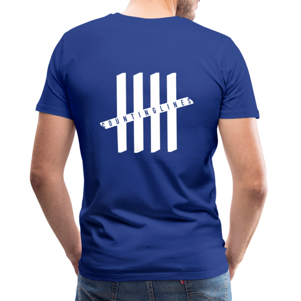 COUNTINGLINES Vertical - royal blue