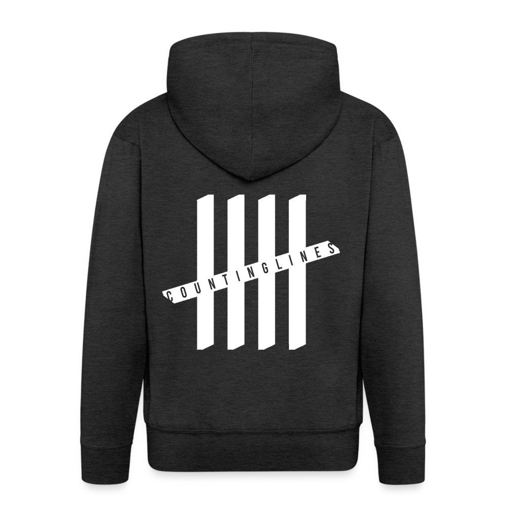 Men's COUNTINGLINES Premium Jacket - charcoal grey