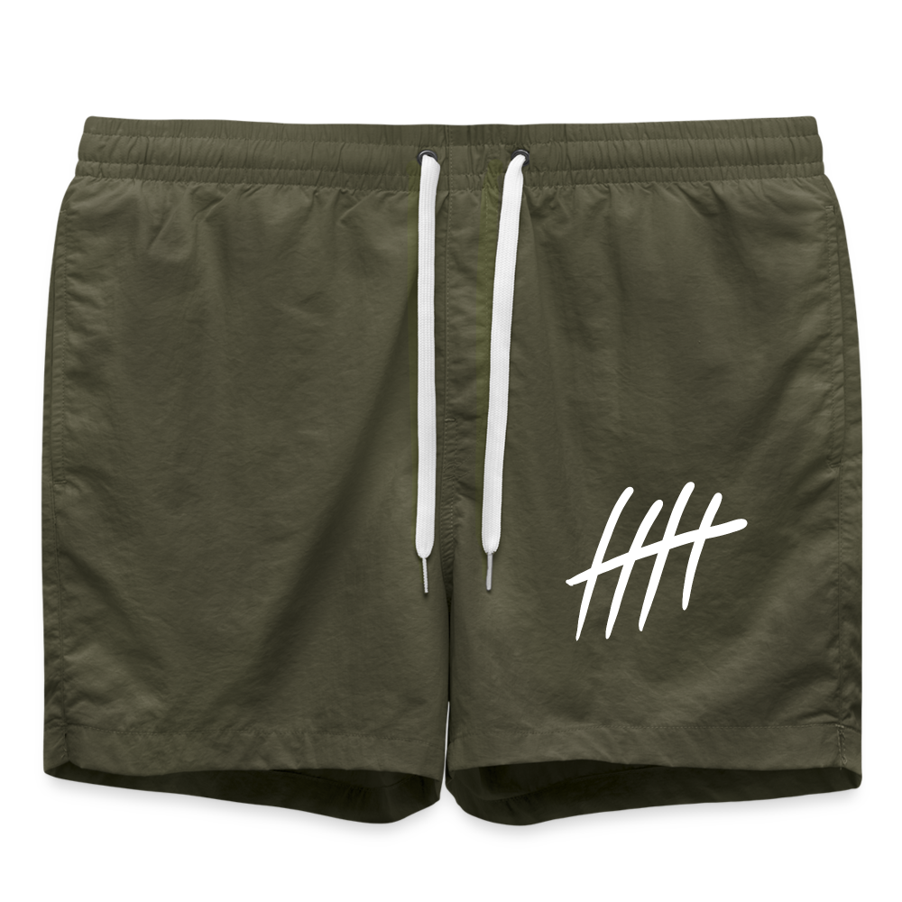 Swim Trunks - COUNTINGLINES - olive