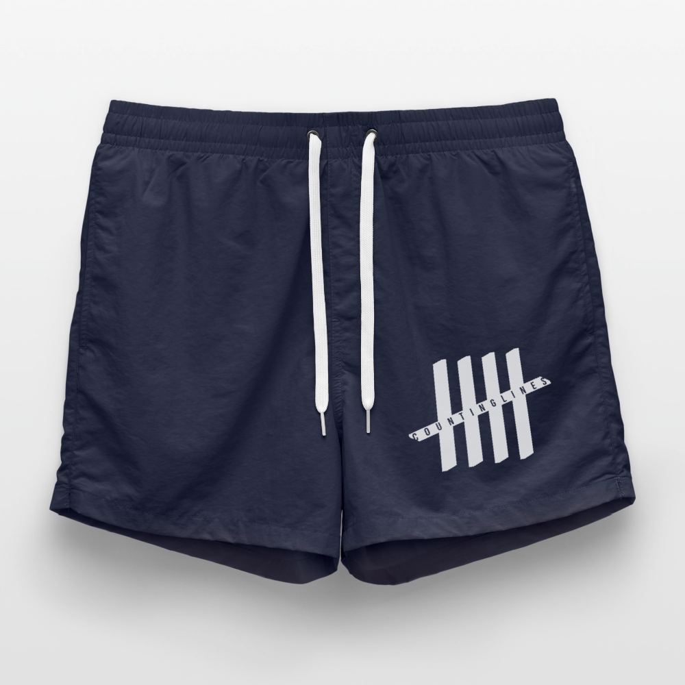 COUNTINGLINES Men Swim Trunks - french navy