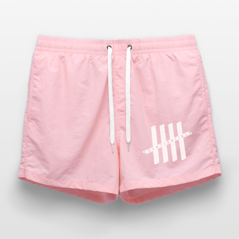 COUNTINGLINES Men Swim Trunks - pink