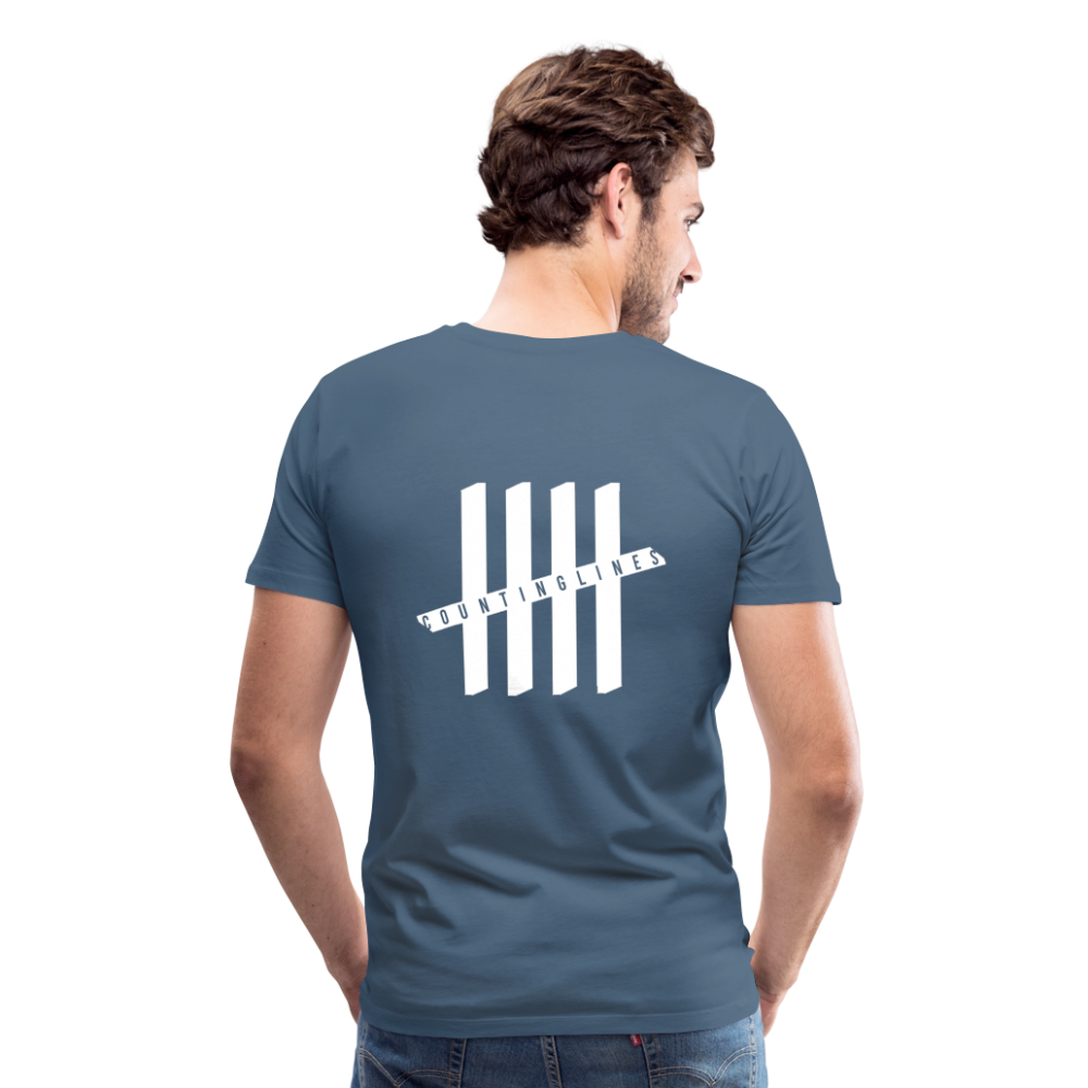 COUNTINGLINES Vertical - steel blue