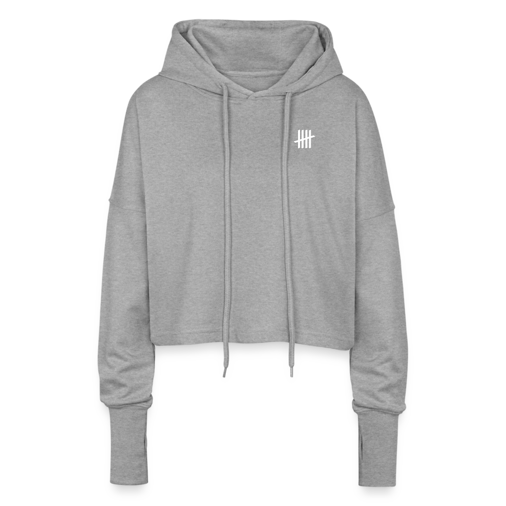 Cropped Hoodie - ...to be continued - Grau meliert