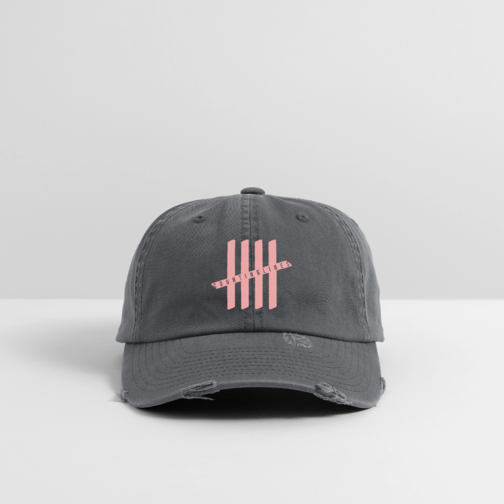 COUNTINGLINES Destroyed Cap - dark grey