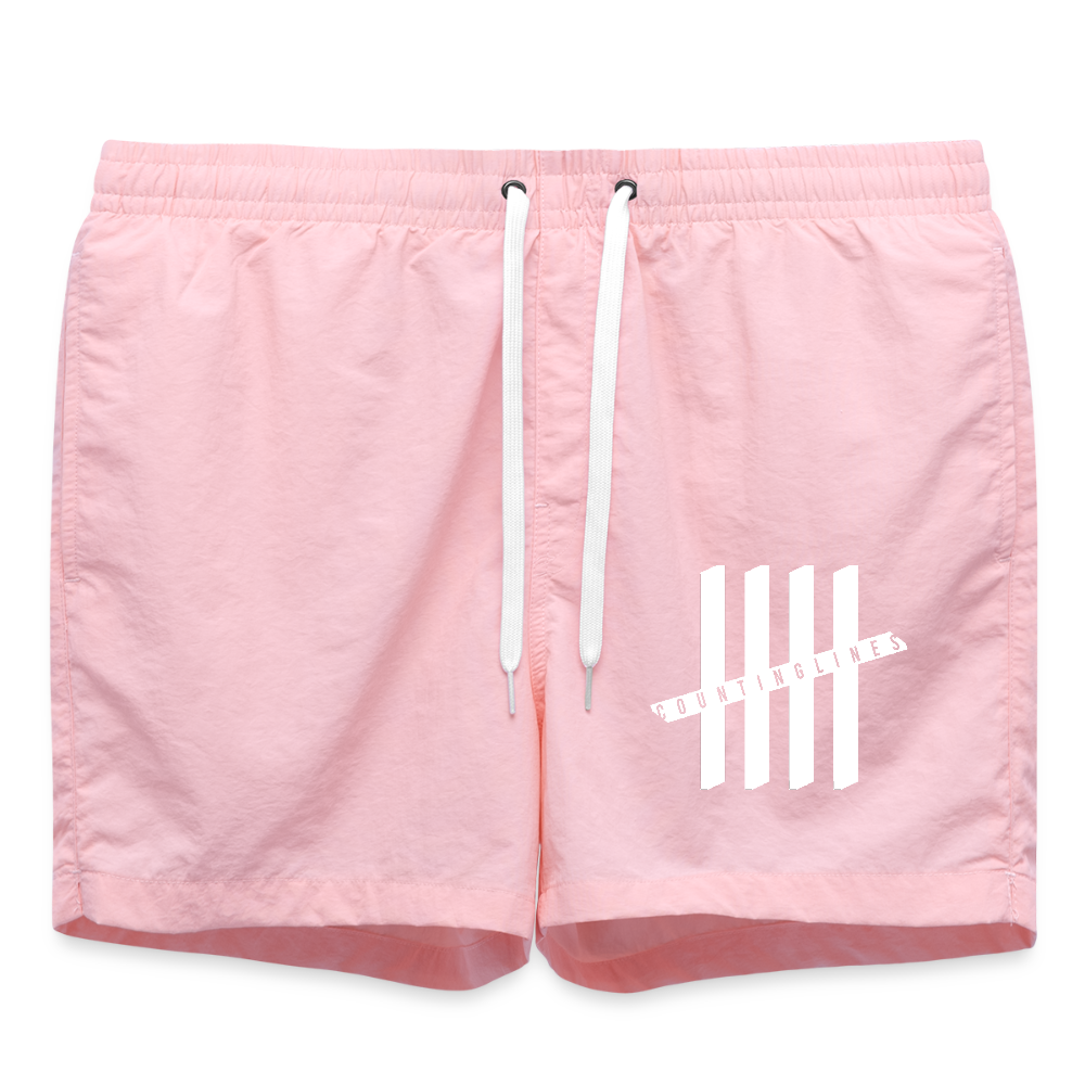 COUNTINGLINES Men Swim Trunks - pink