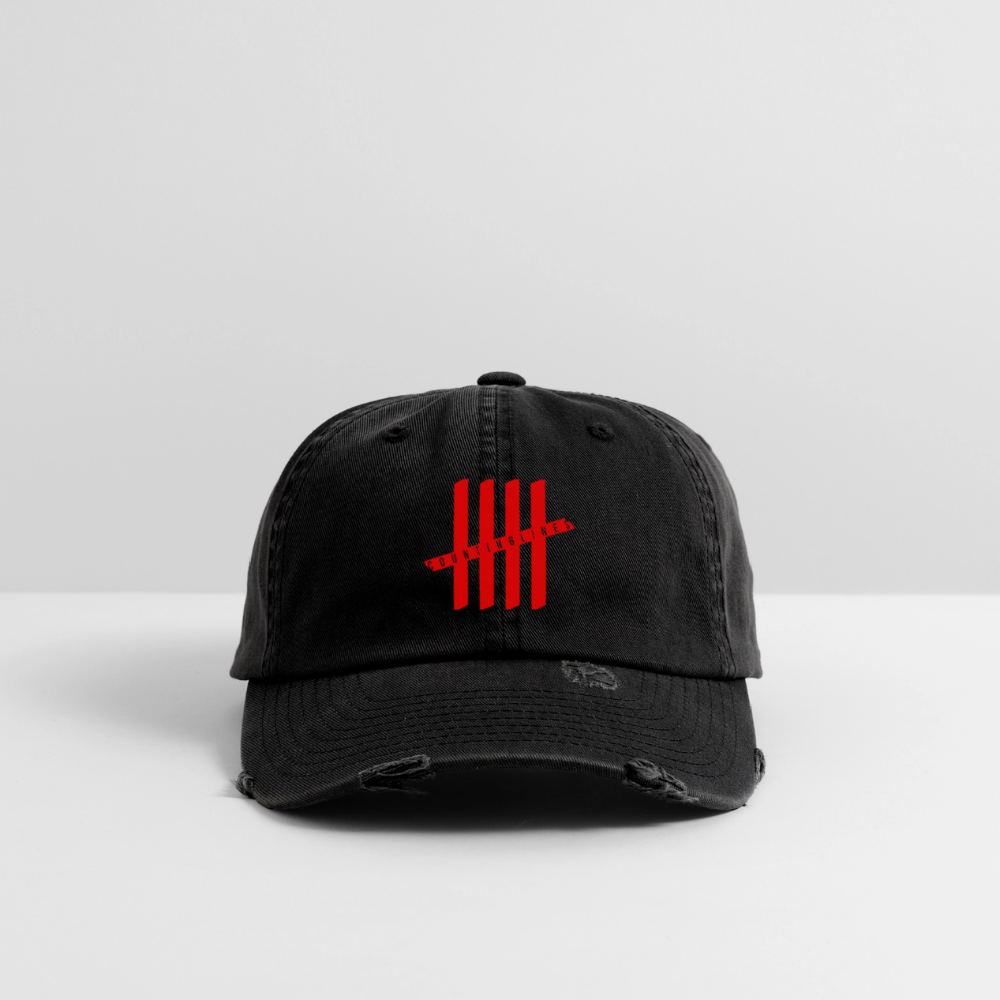 COUNTINGLINES Destroyed Cap - black