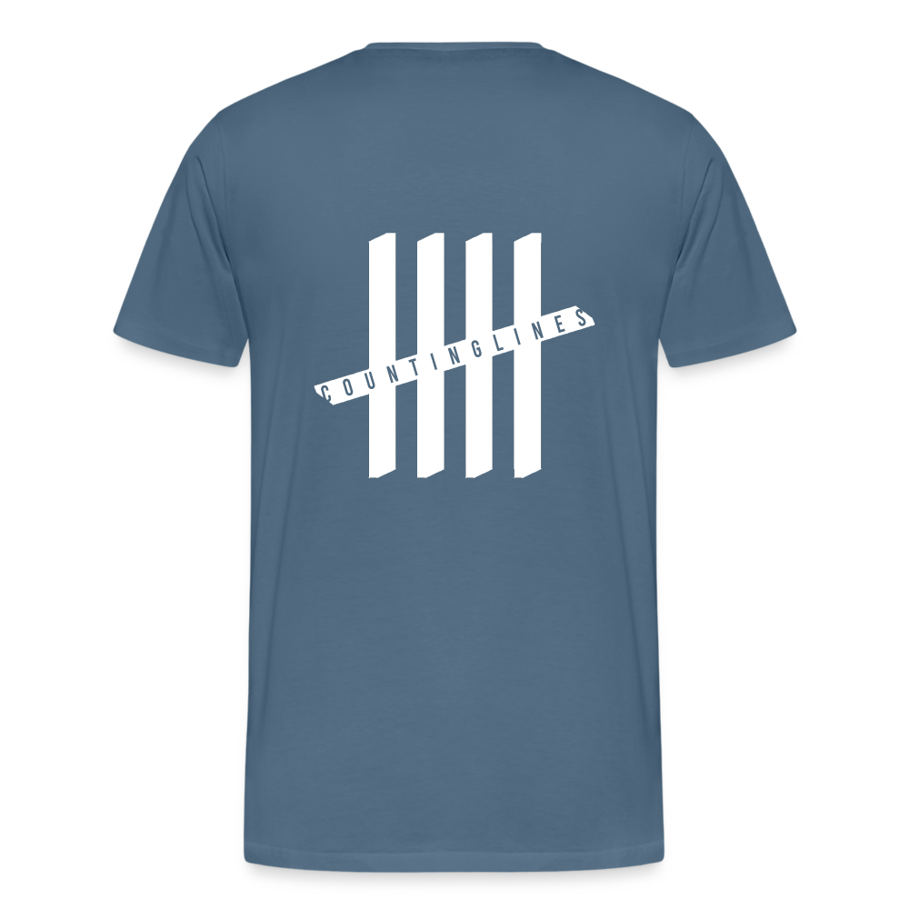 COUNTINGLINES Vertical - steel blue