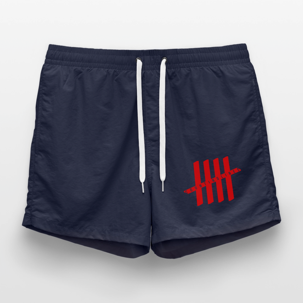 COUNTINGLINES Men Swim Trunks - french navy
