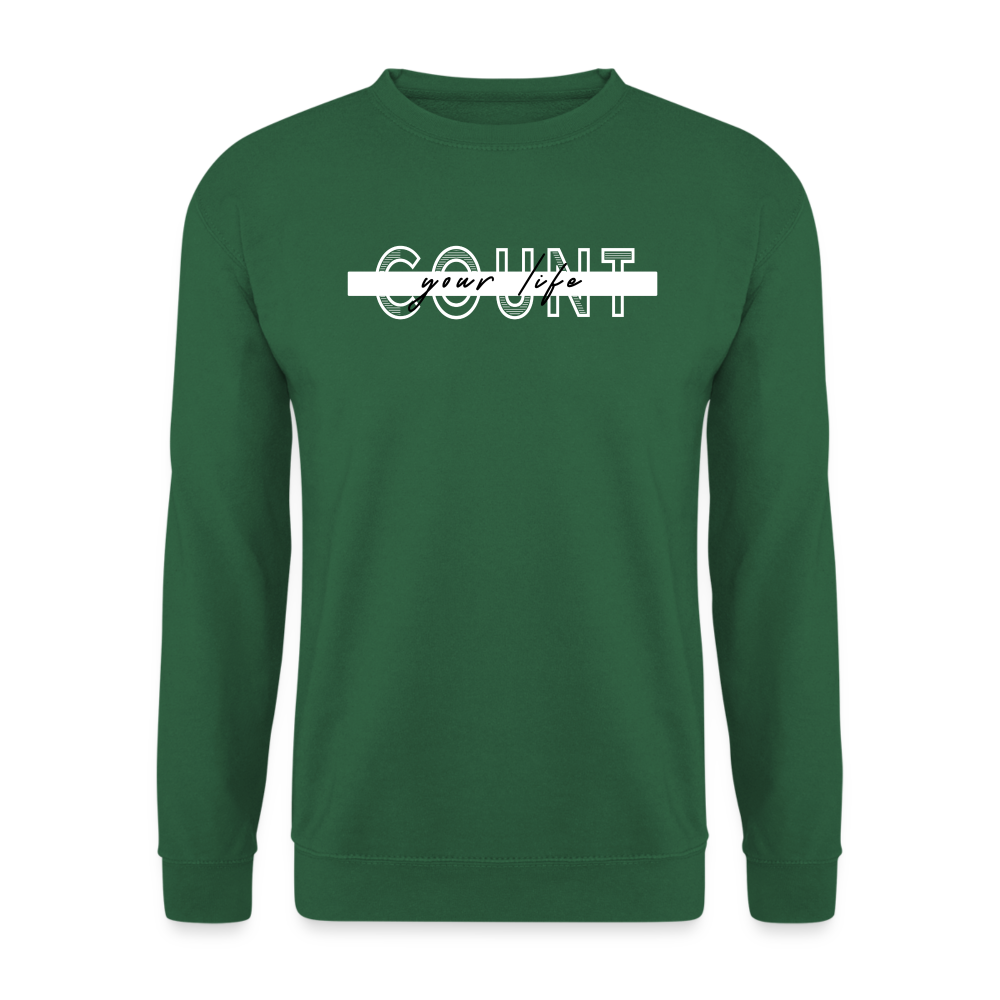 COUNT.YOUR.LIFE Sweatshirt - green