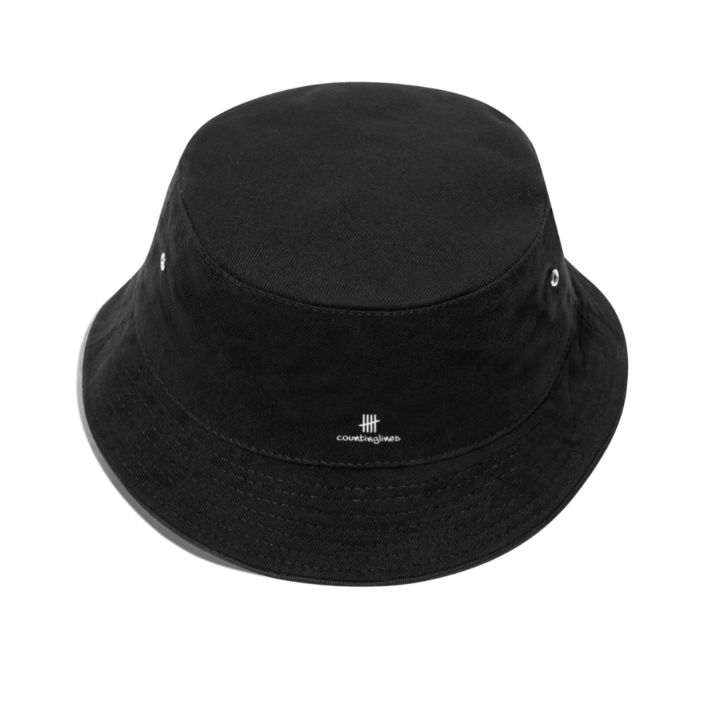 Bucket Hat - COUNTINGLINES - black