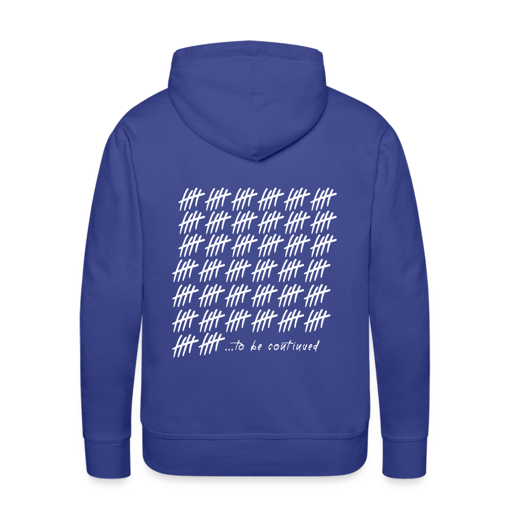 ... to be continued - royal blue