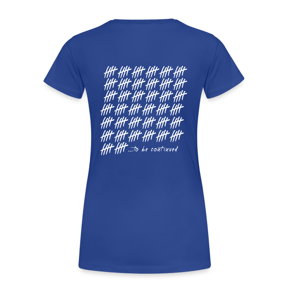 .....to be continued - royal blue