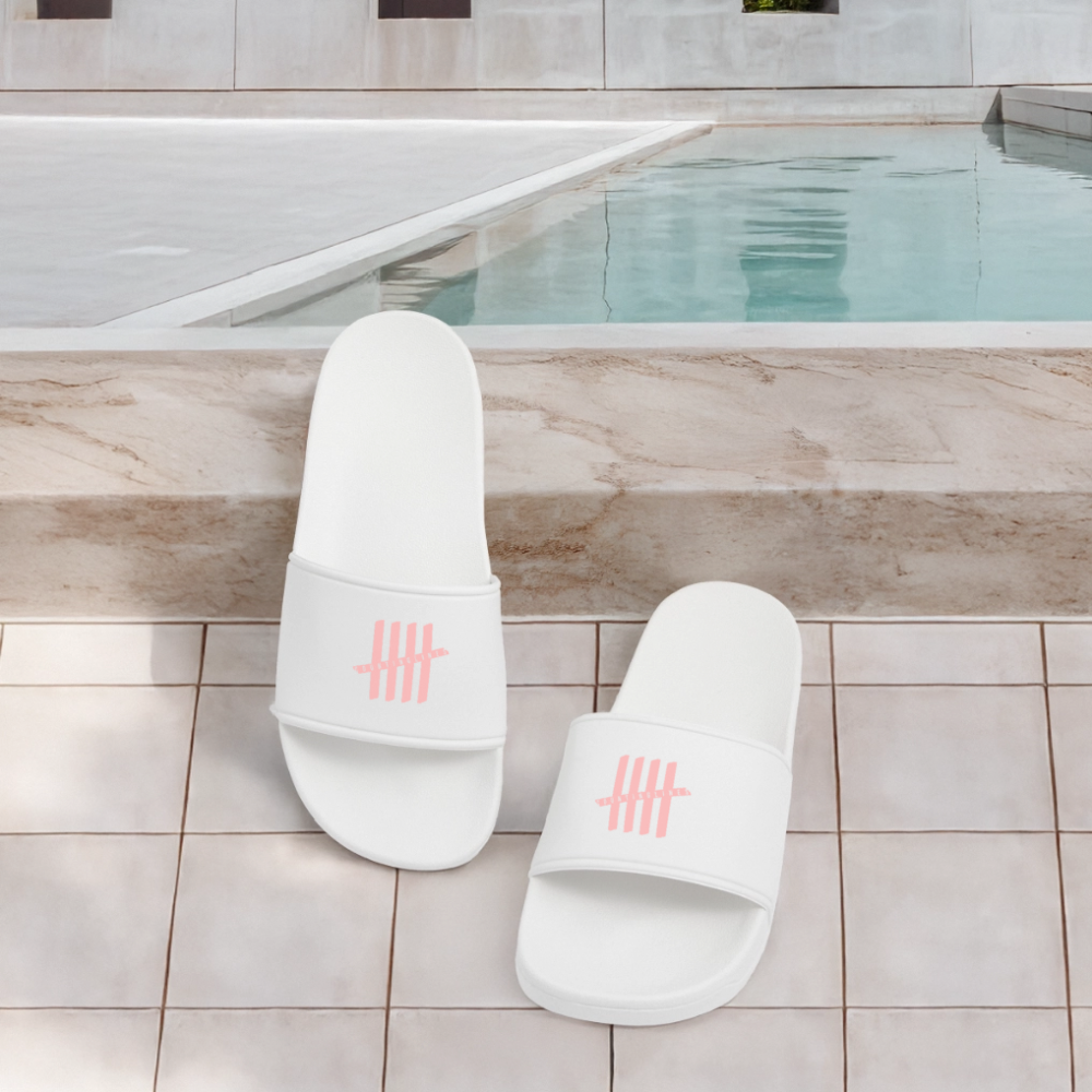 COUNTINGLINES Women Sliders - white