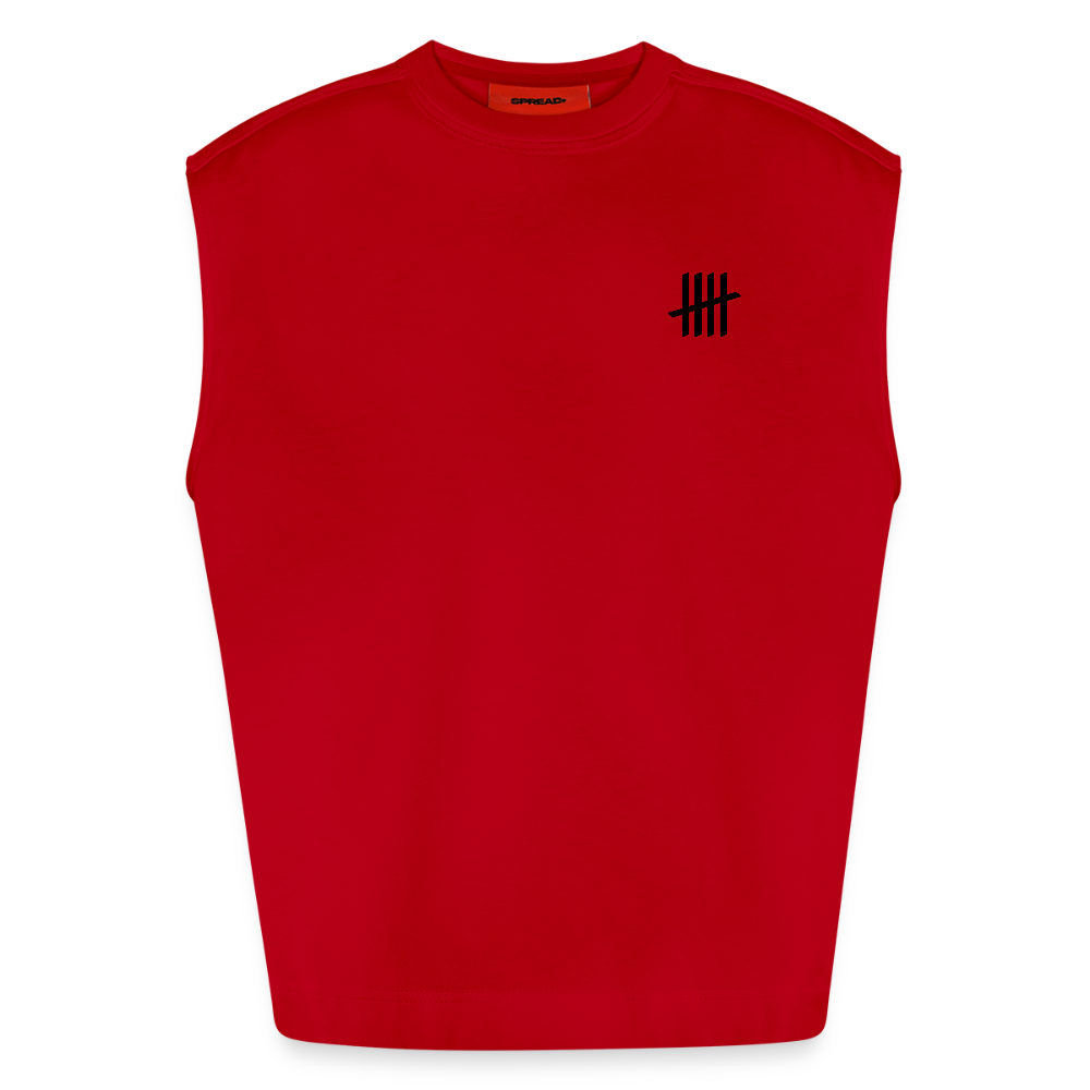Oversized Tank Top - ...to be continued - red