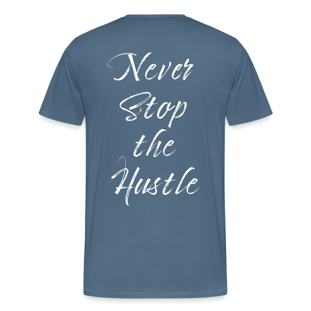 NEVER STOP I - Blaugrau