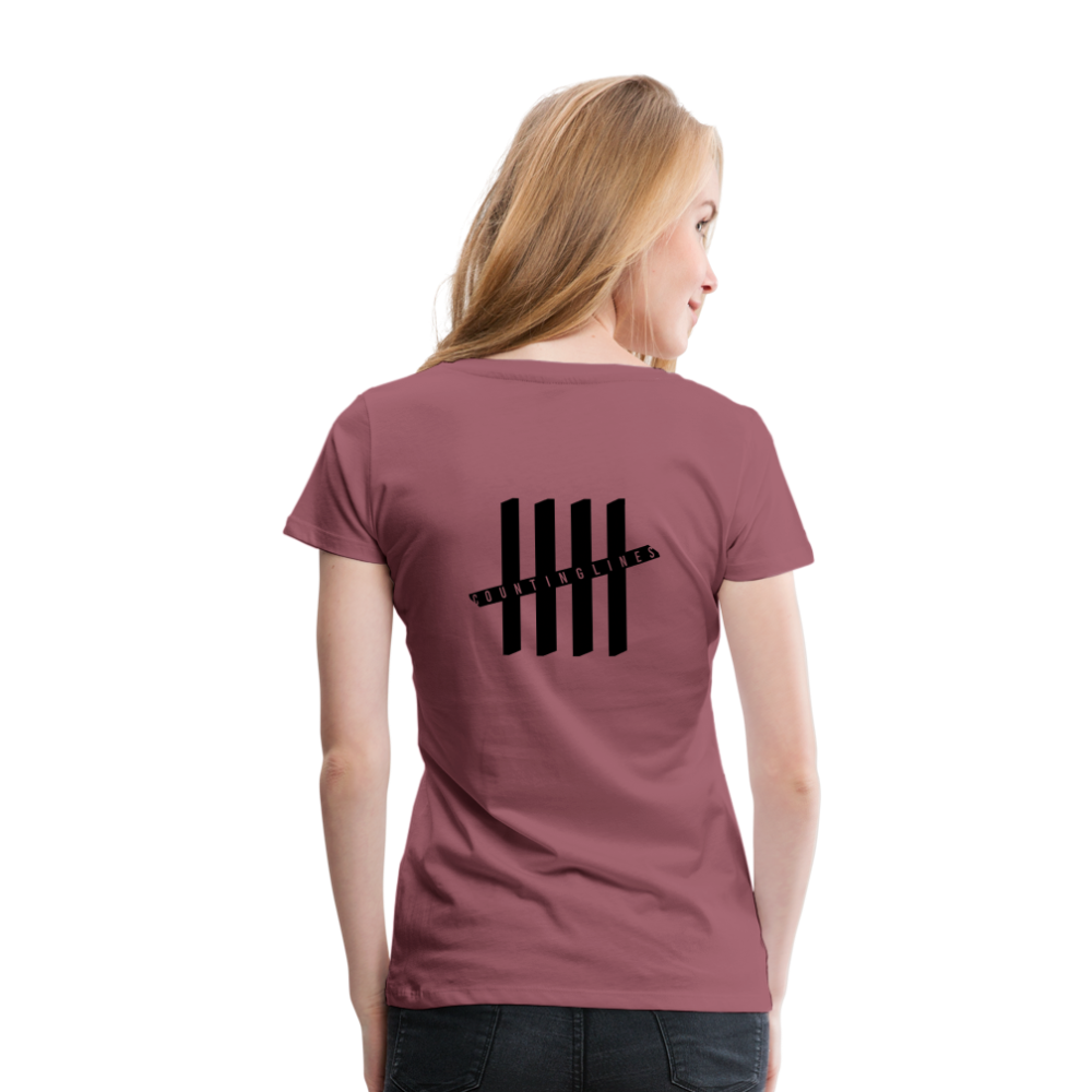 COUNTINGLINES Vertical - mauve