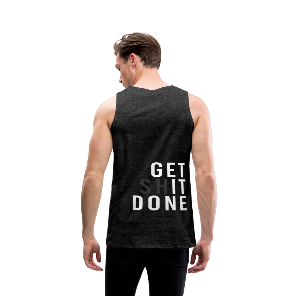 Tank Top - GET S*IT DONE - Anthrazit