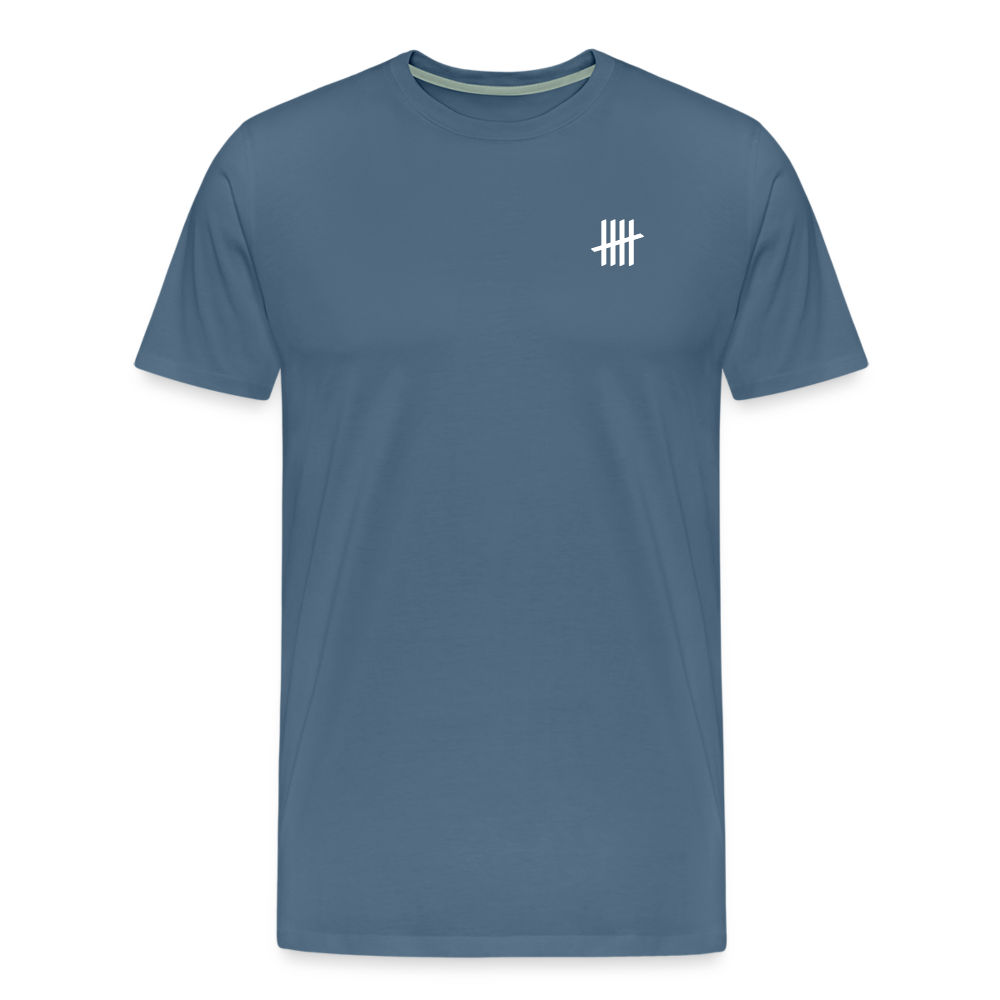 WAKE UP. HUSTLE. REPEAT. - Blaugrau