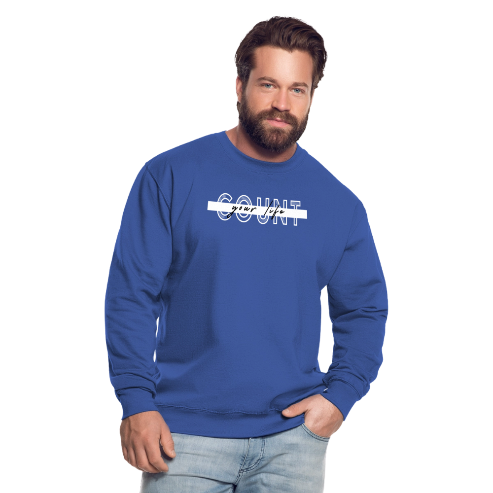 COUNT.YOUR.LIFE Sweatshirt - royal blue