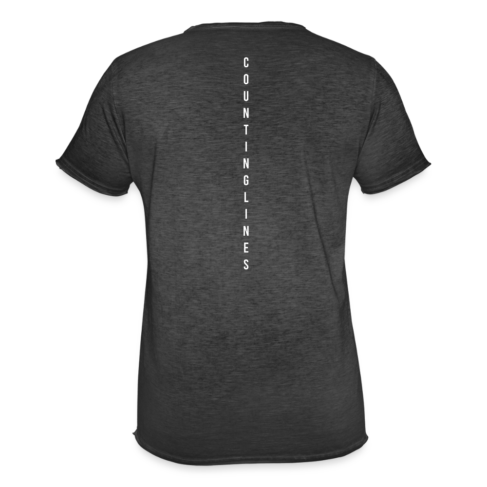COUNTINGLINES Vintage T-Shirt - washed black