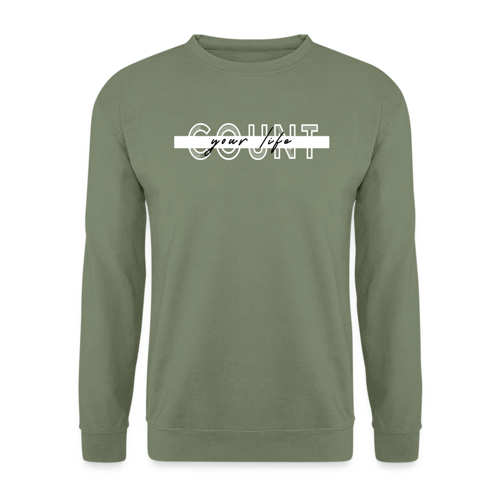 COUNT.YOUR.LIFE Sweatshirt - army green