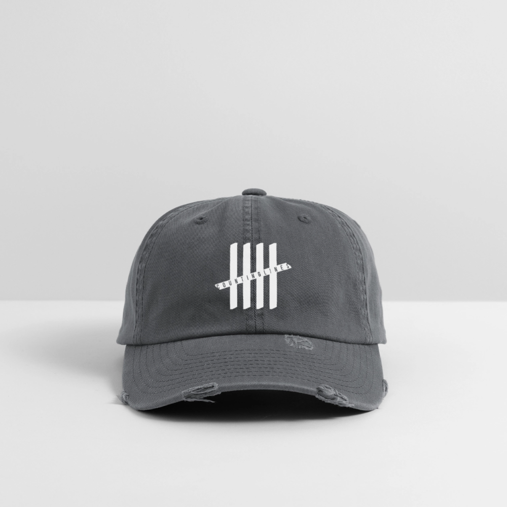 COUNTINGLINES Destroyed Cap - dark grey