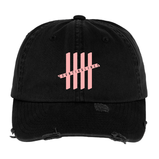 COUNTINGLINES Destroyed Cap - black