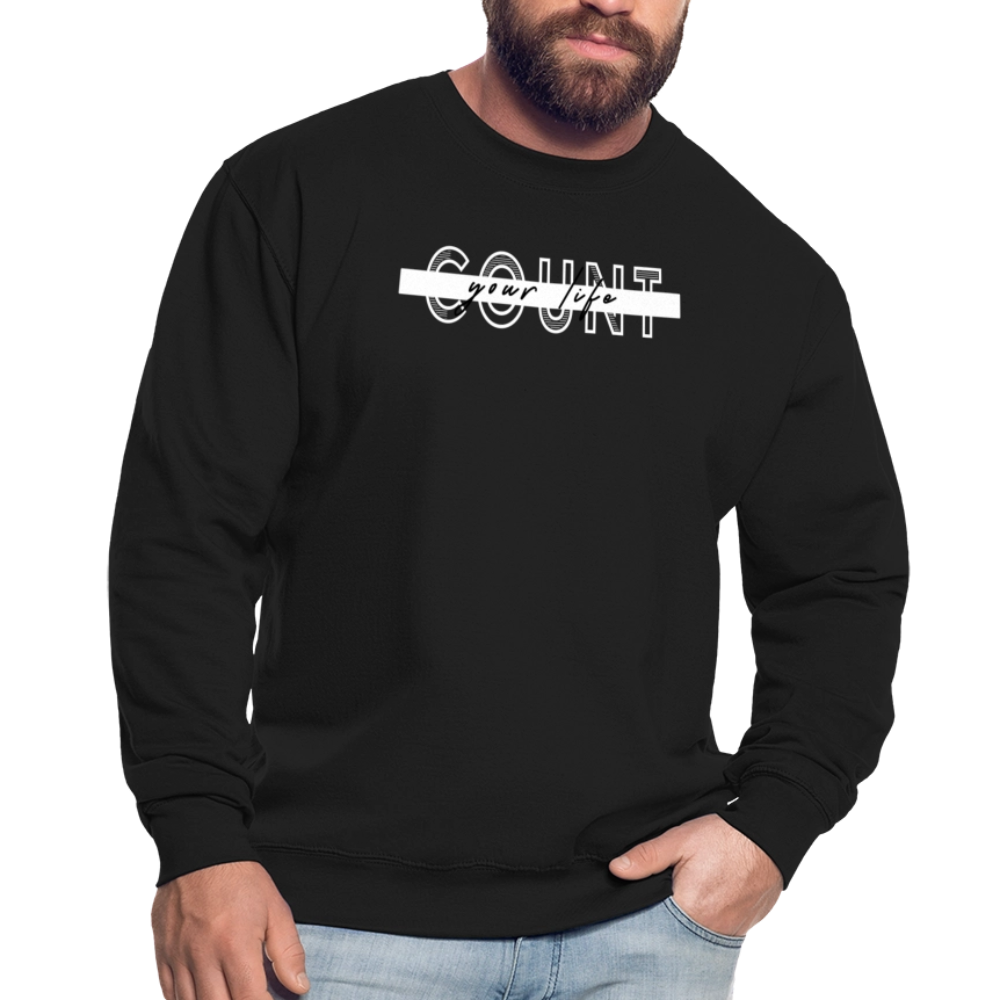 COUNT.YOUR.LIFE Sweatshirt - black