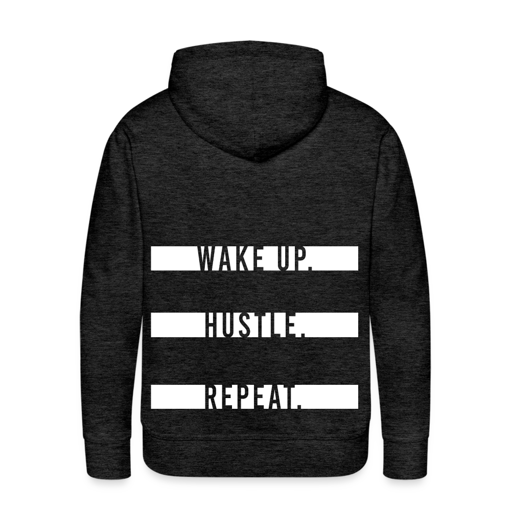 WAKE UP. HUSTLE. REPEAT. - Anthrazit