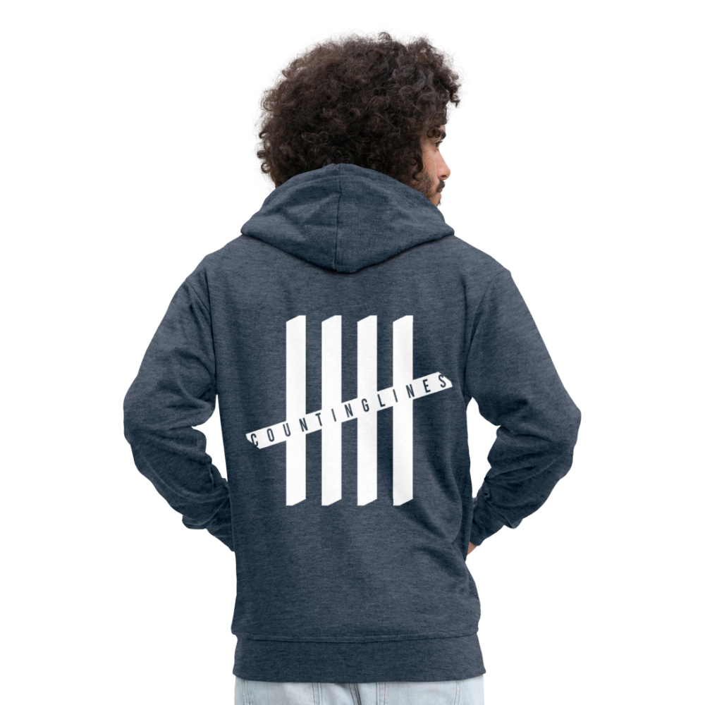 Men's COUNTINGLINES Premium Jacket - heather denim