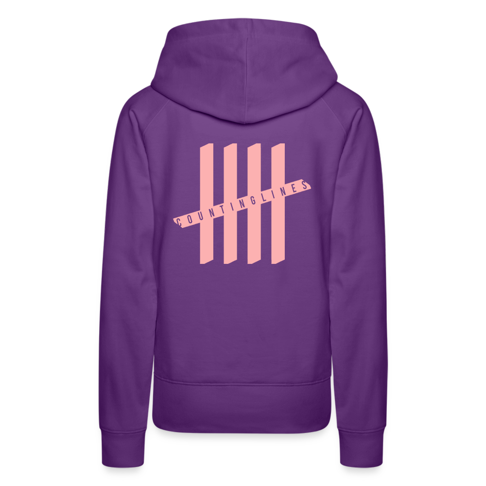 COUNTINGLINES Vertical - Purple