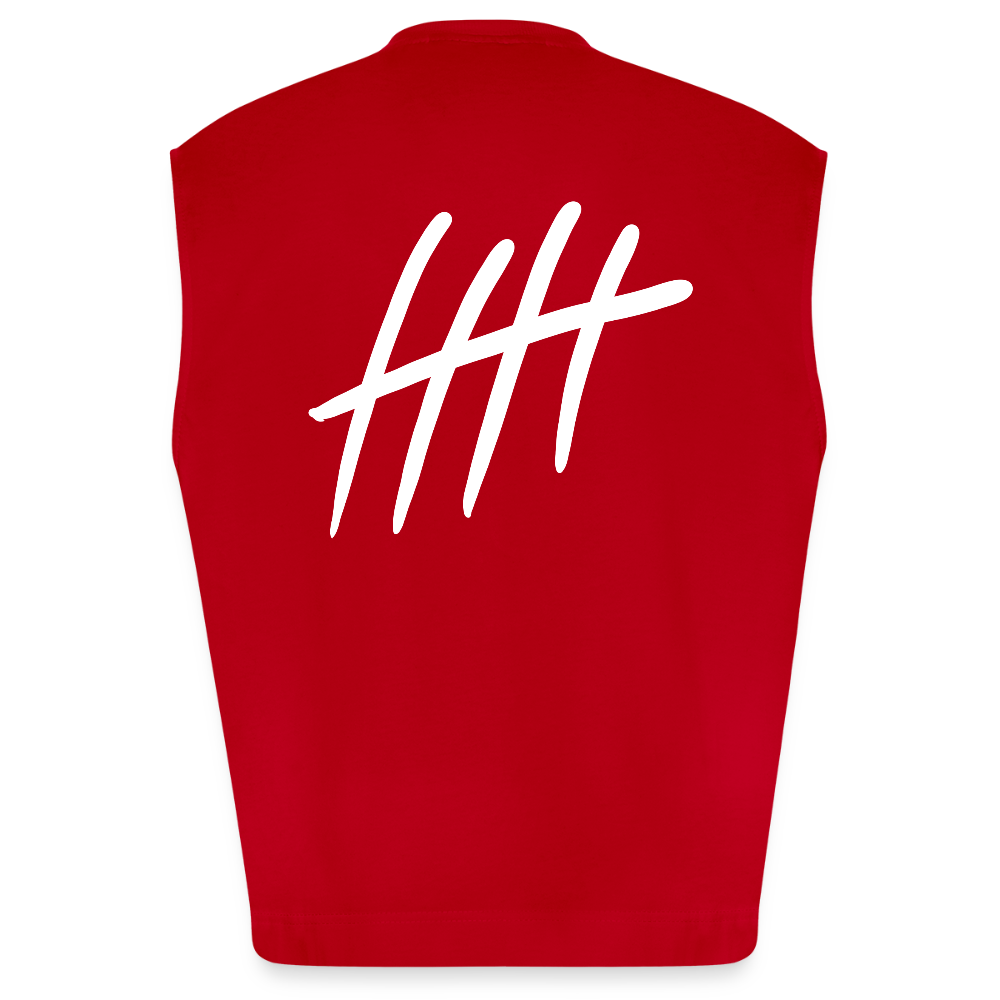 Oversized Organic Tank - COUNTINGLINES - red