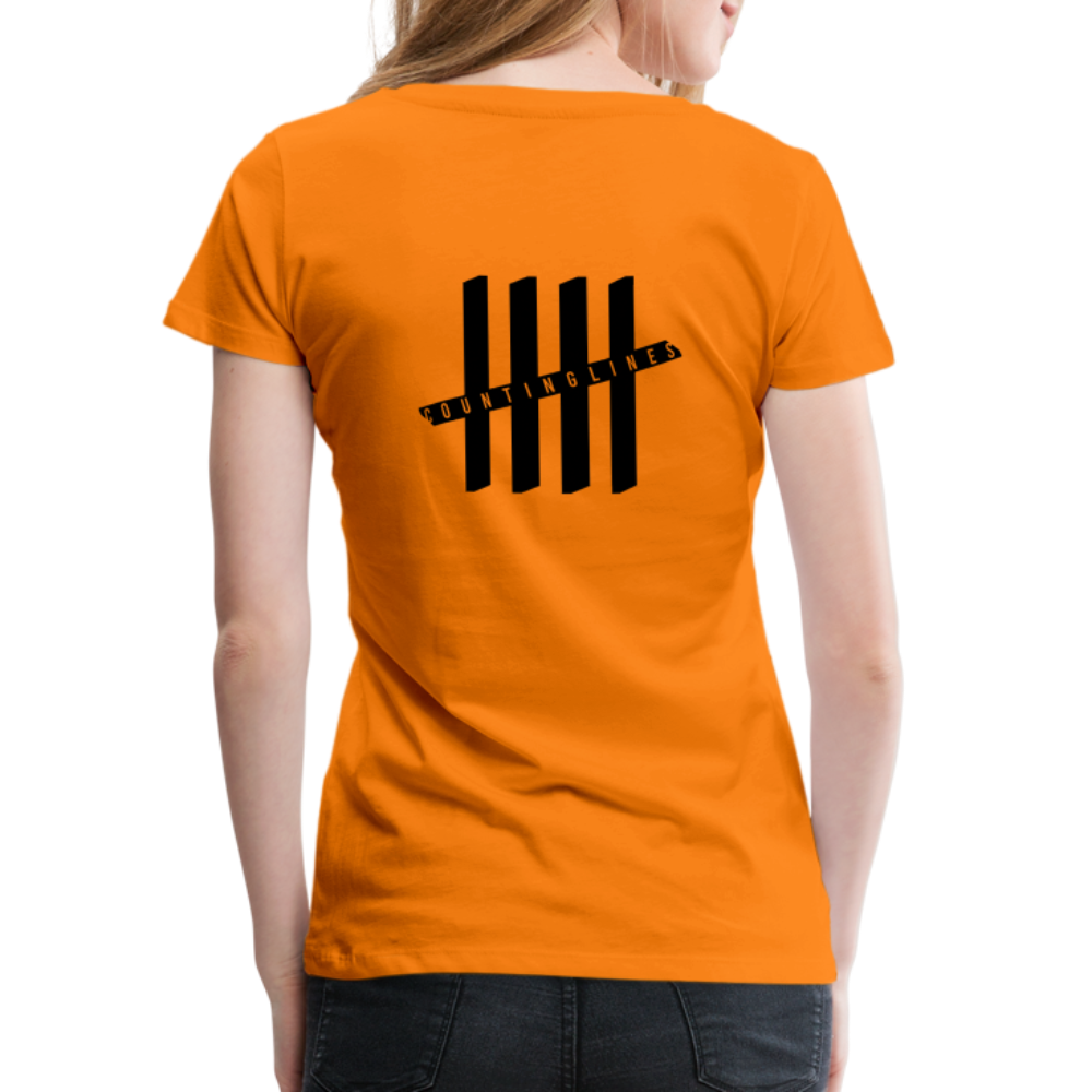 COUNTINGLINES Vertical - orange