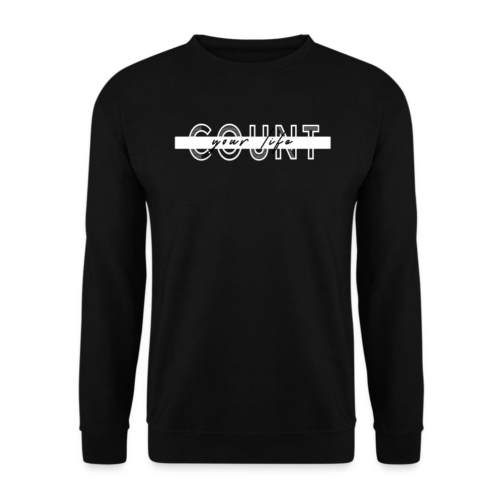 COUNT.YOUR.LIFE Sweatshirt - black