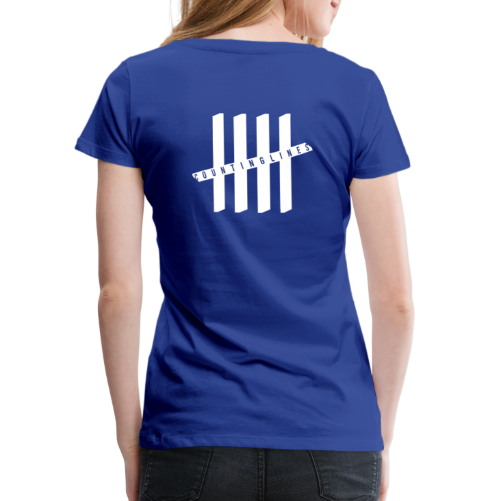 COUNTINGLINES Vertical - royal blue
