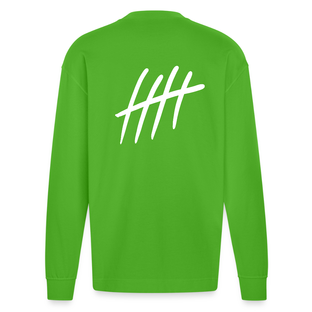 Premium Longsleeve - COUNTINGLINES - Apple Neon