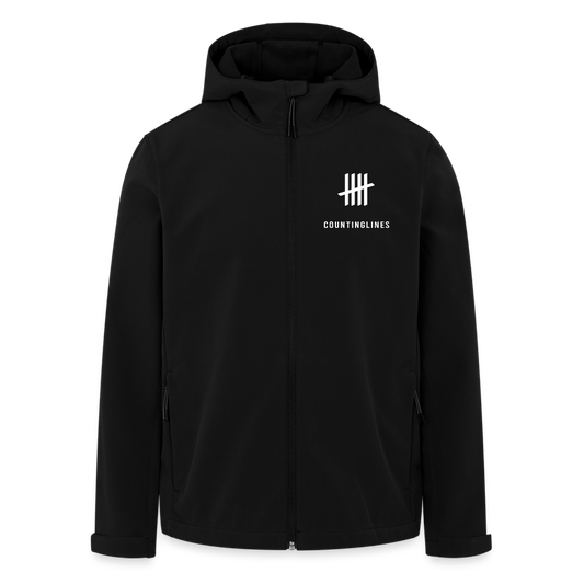 Men's COUNTINGLINES Softshell Jacket - black