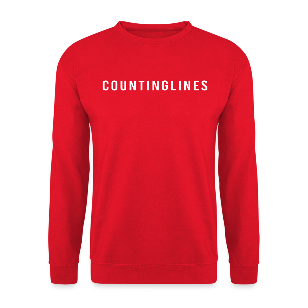 COUNTINGLINES Sweatshirt - red