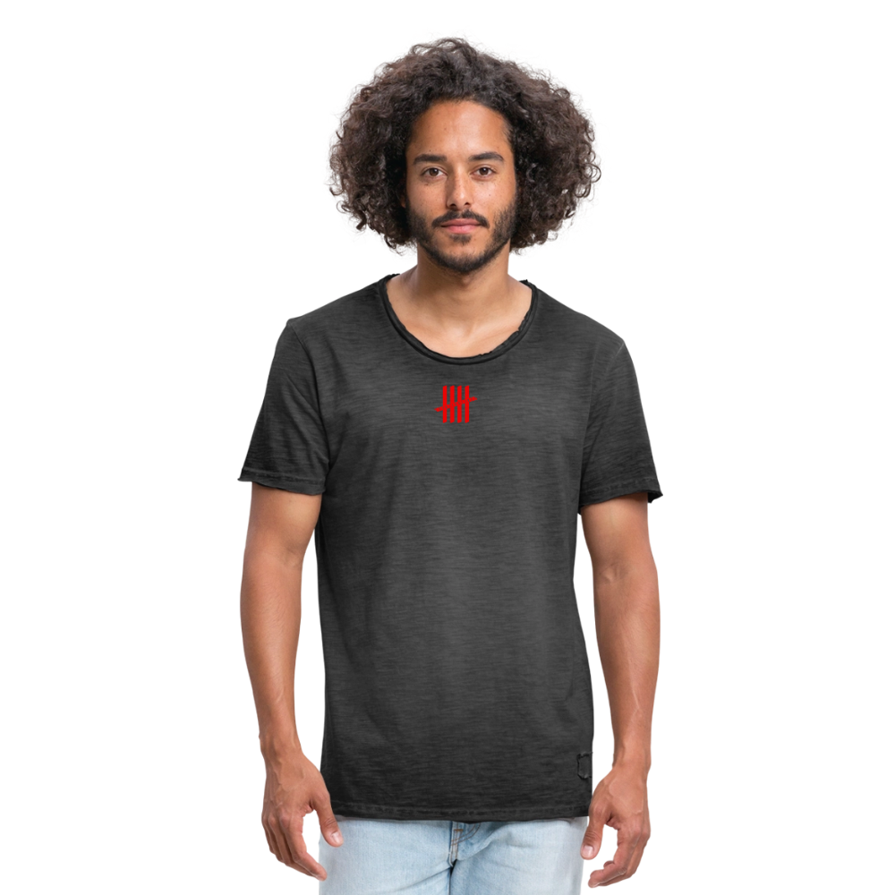 COUNTINGLINES Vintage T-Shirt - washed black