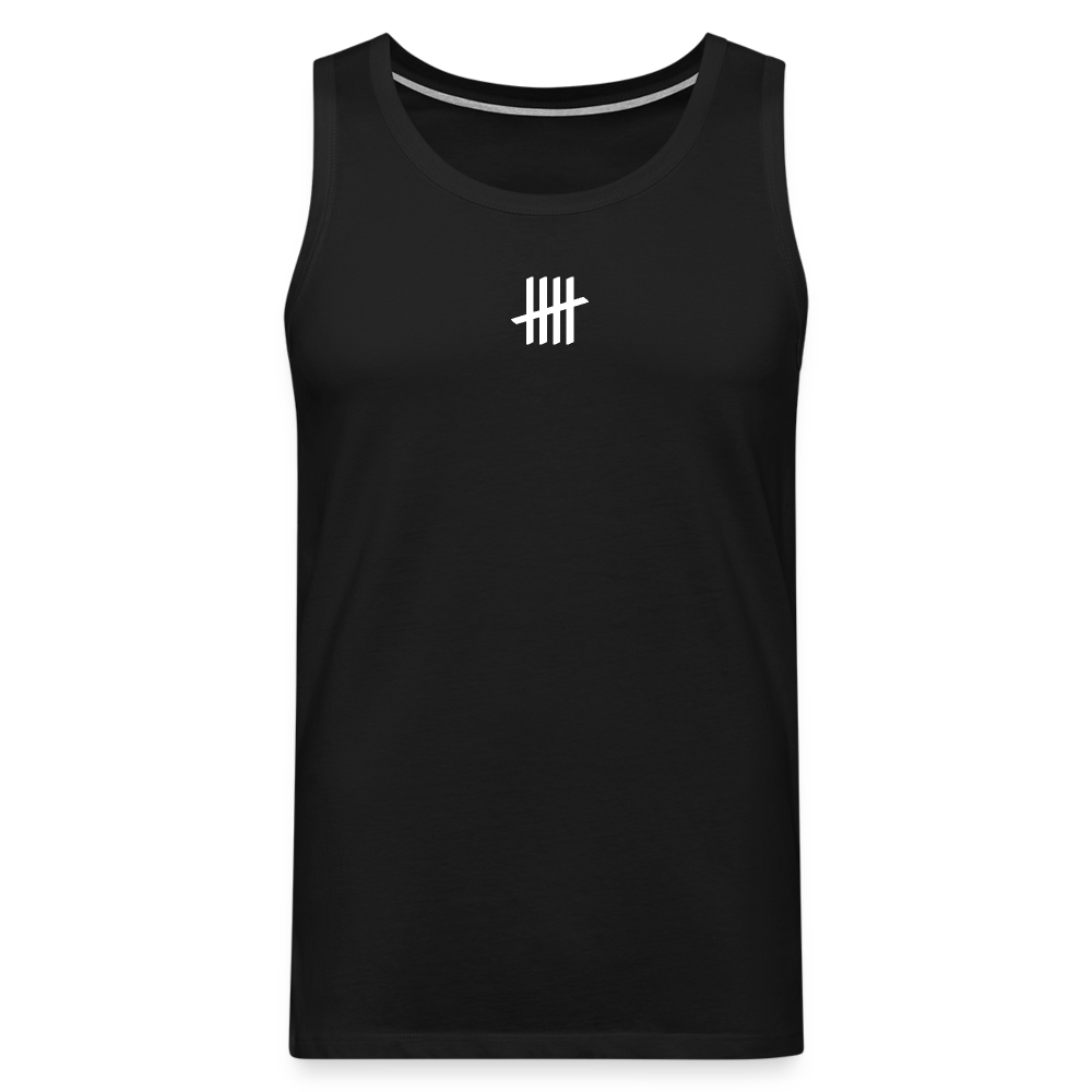 Tank Top - COUNTINGLINES Vertical - Schwarz