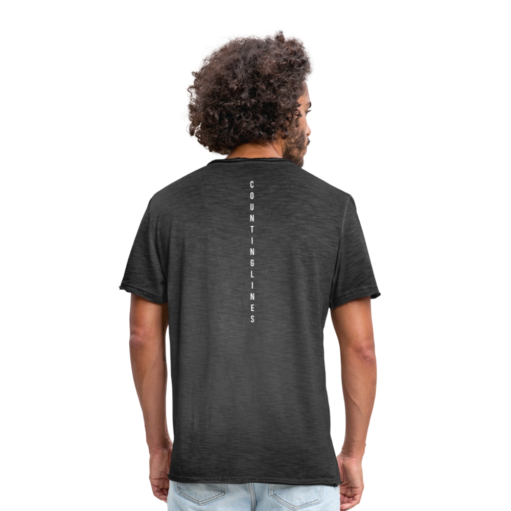 COUNTINGLINES Vintage T-Shirt - washed black