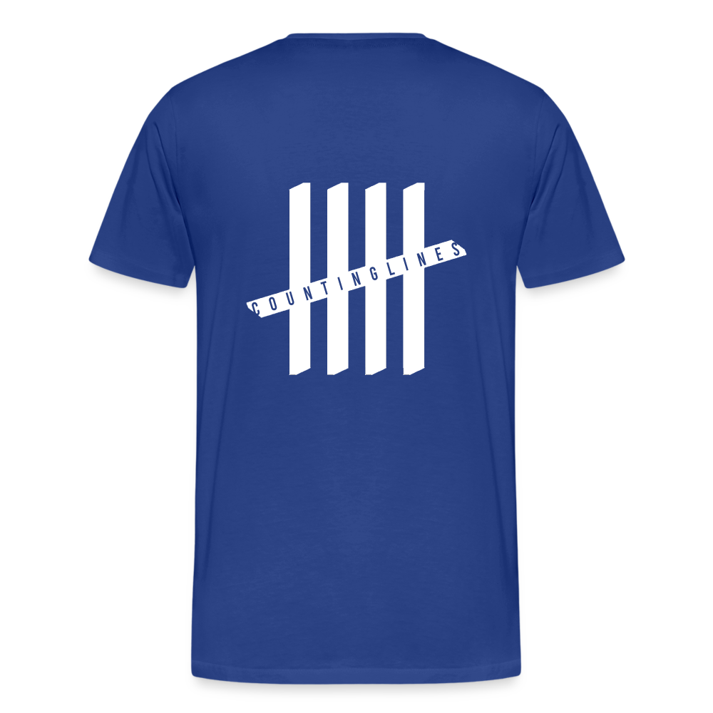 COUNTINGLINES Vertical - royal blue