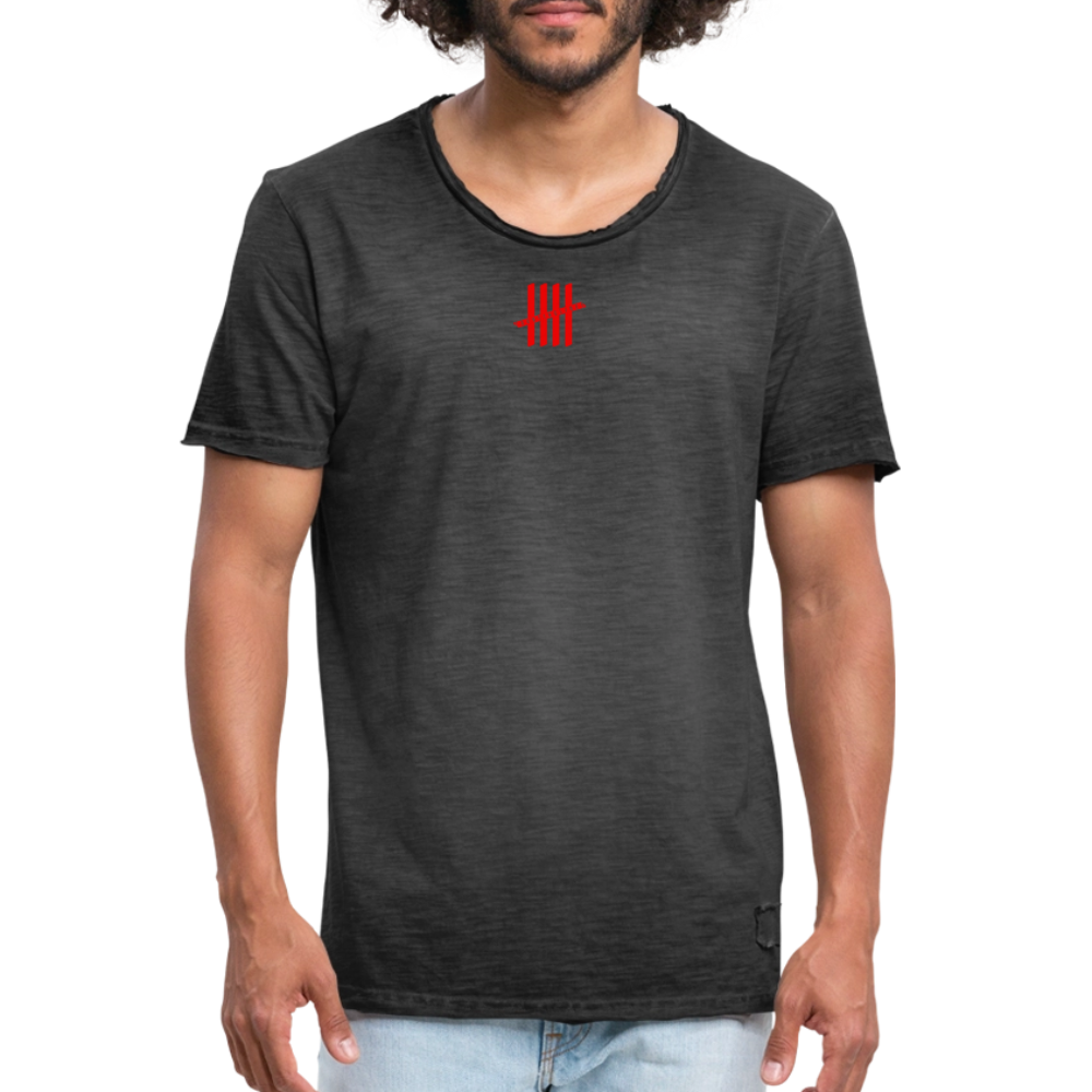 COUNTINGLINES Vintage T-Shirt - washed black