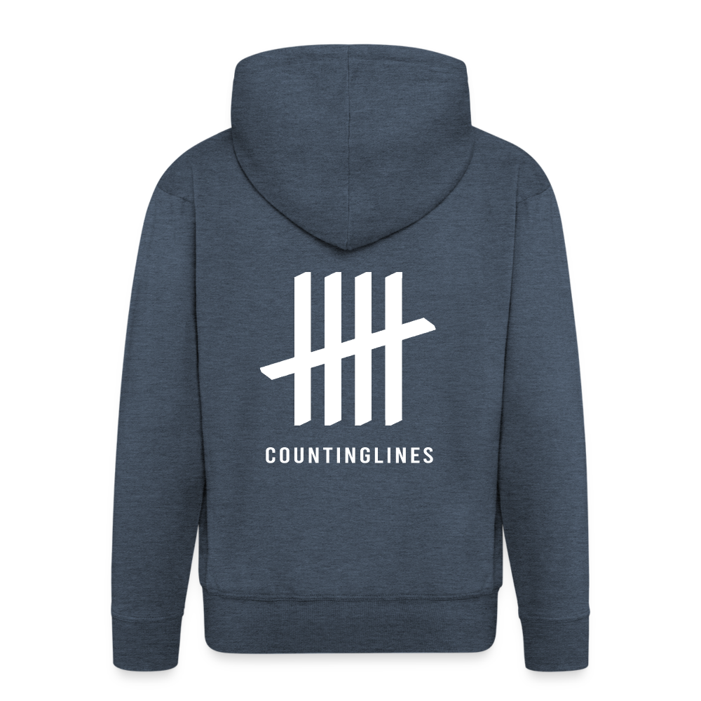 Men's COUNTINGLINES II Premium Jacket - heather denim